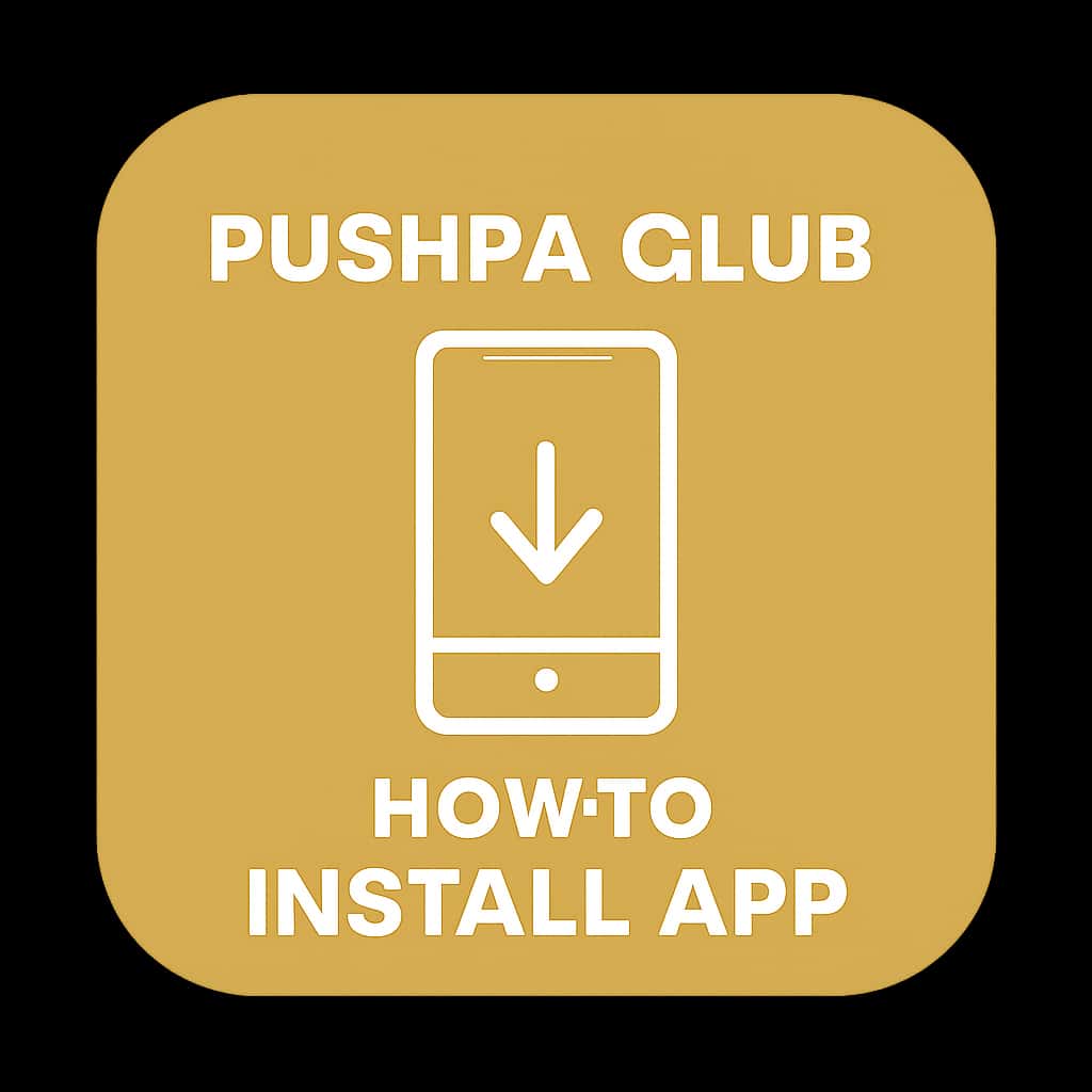 Icon representing How to Install Pushpa Club App.