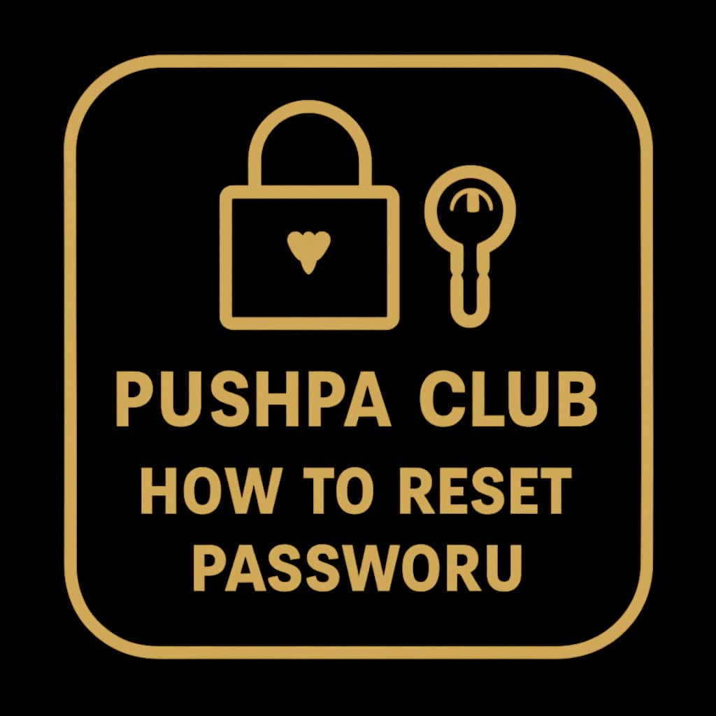 Icon illustrating the process of resetting a password for Pushpa Club.
