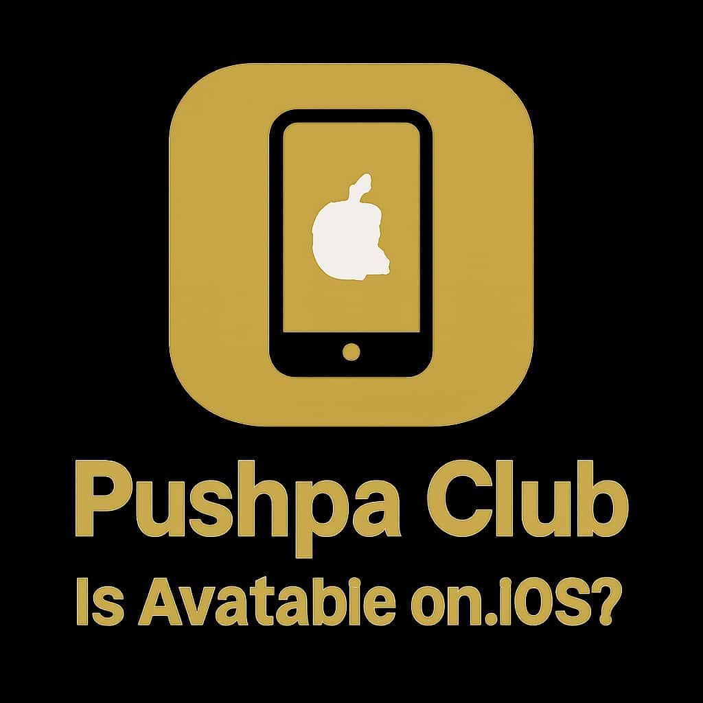 An icon representing Pushpa Club's availability on iOS.