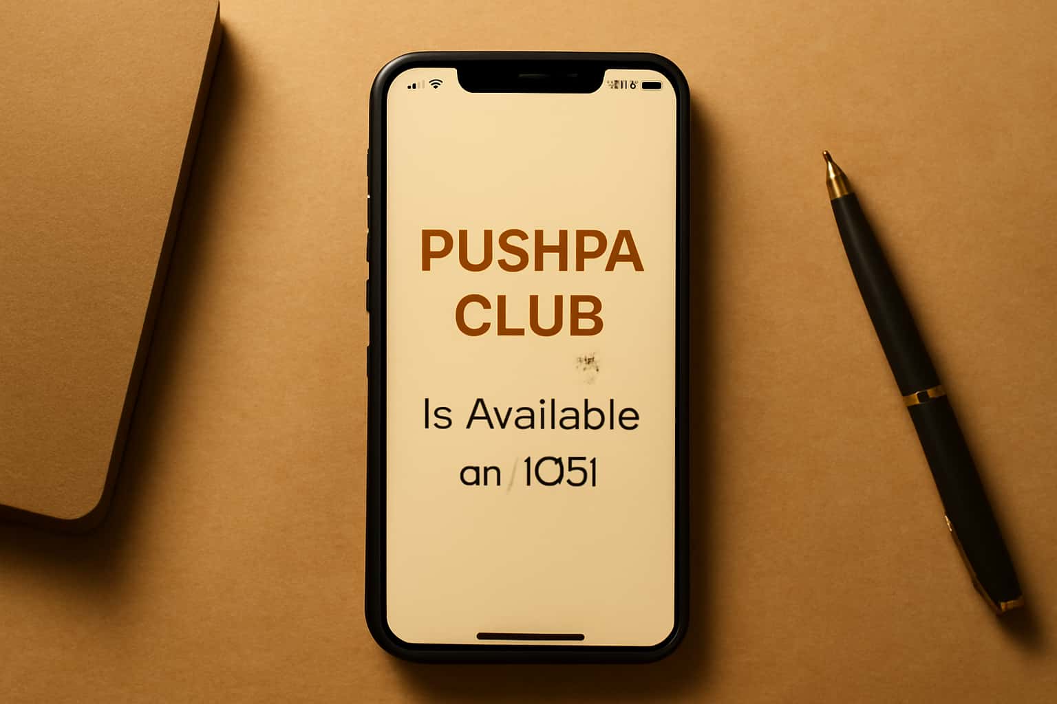 An informational graphic showing if Pushpa Club is available on iOS.