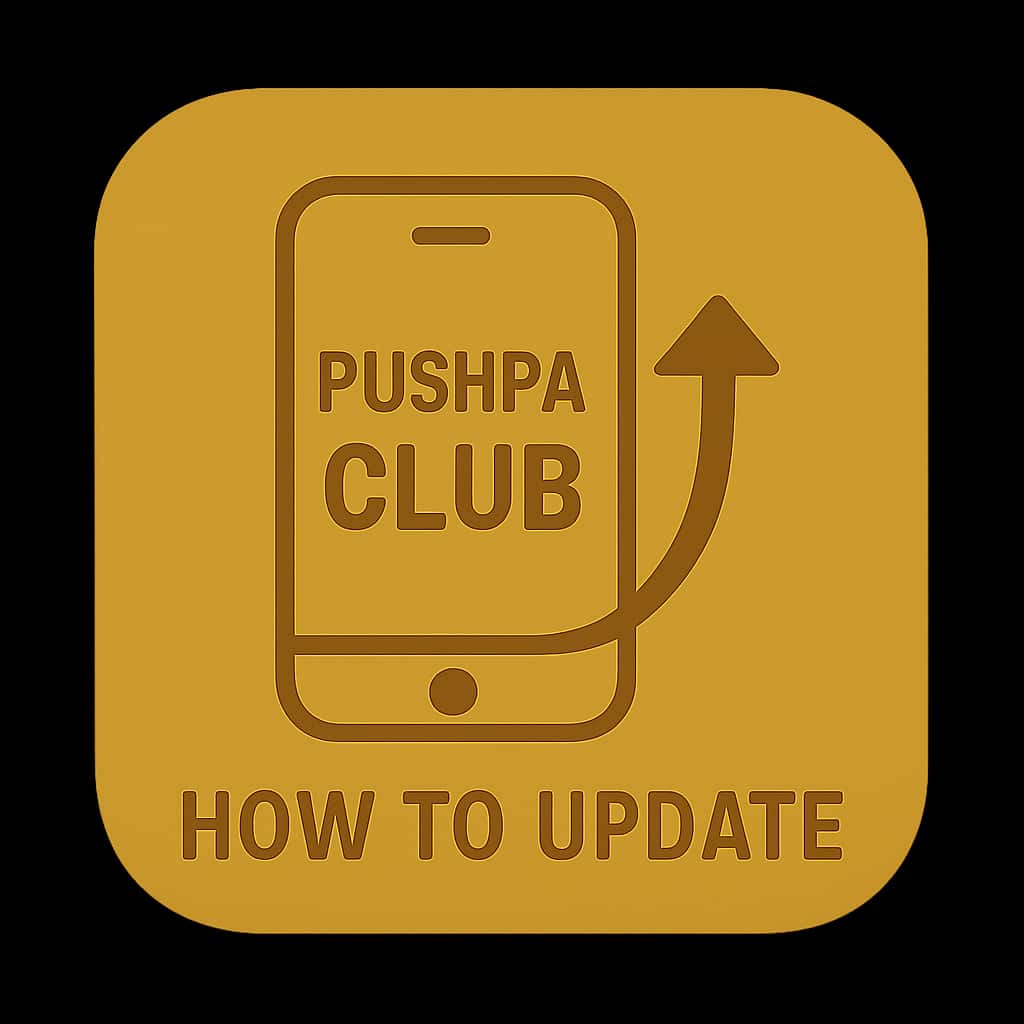 An icon representing the update process for the Pushpa Club app.