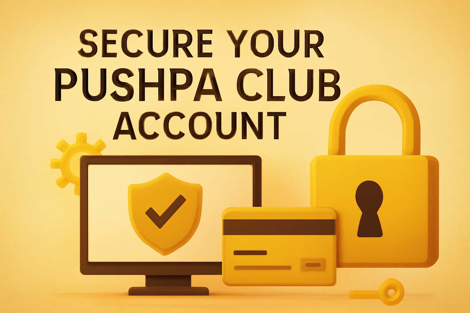 An image depicting a secure digital landscape with visual elements representing account security.